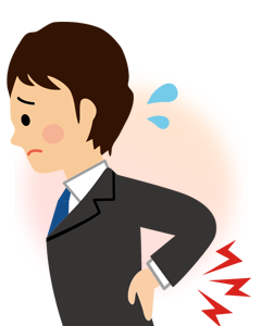 骨盤からの痛みイラスト